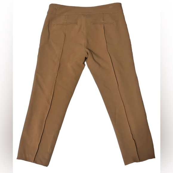 L.A.M.B. Capri Skinny Pants Sz. 4 Stretchy in Copper /Brown Mustard Color - Picture 2 of 4